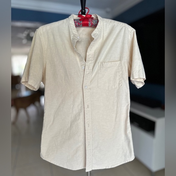 ASOS Other - ASOS Cream Casual Button Down Shirt with Classic Collar